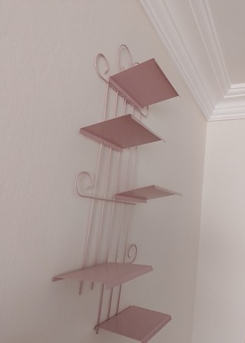 Pastel Pembe Çocuk Rafı - Görsel 3