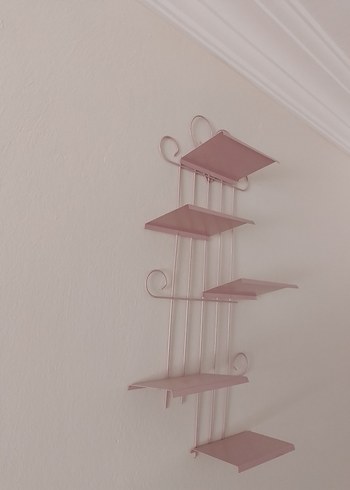 Pastel Pembe Çocuk Rafı - Görsel 4