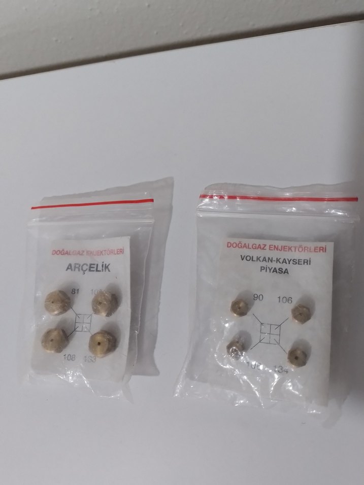 dogalgaz enjektörleri sıfır paketli iki paket adet fiyatı - Görsel 2