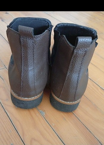 koyu Kahverengi Deri Erkek ortopedik kaliteli bot tertemiz - Görsel 3