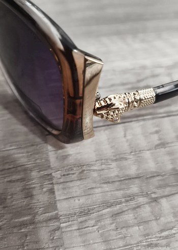 Silvio Monetti Klasik Şeffaf Kahverengi Kadın Güneş Gözlüğü - Görsel 5
