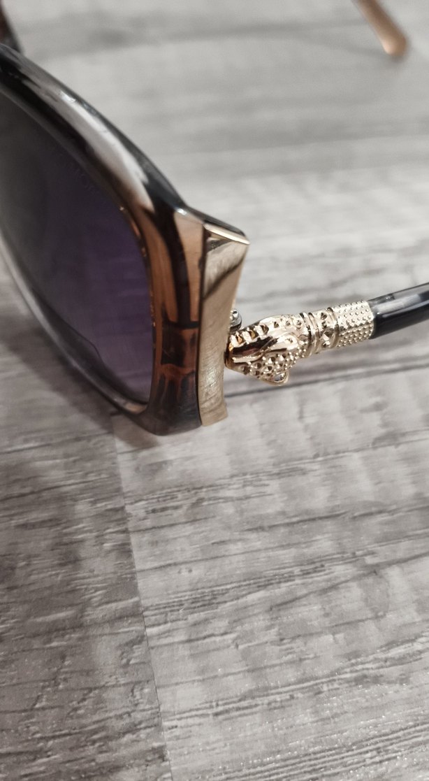 Silvio Monetti Klasik Şeffaf Kahverengi Kadın Güneş Gözlüğü - Görsel 5