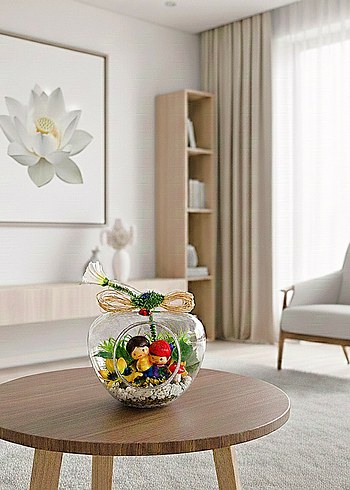 elma teraryum Mini Teraryum Süsleme - Görsel 2