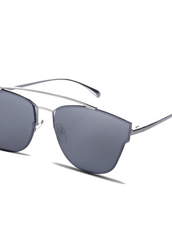 Rainwalker Gri ayna cam Minimalist Unisex Güneş Gözlüğü - Görsel 5