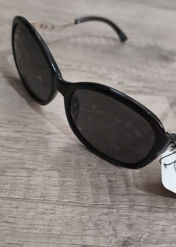 Cross metal  Detaylı Siyah Kadın Güneş Gözlüğü - Görsel 9