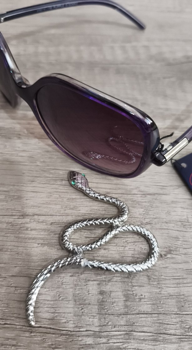 Oxxıs şeffaf Mor Modern Klasik Kadın Güneş Gözlüğü - Görsel 5