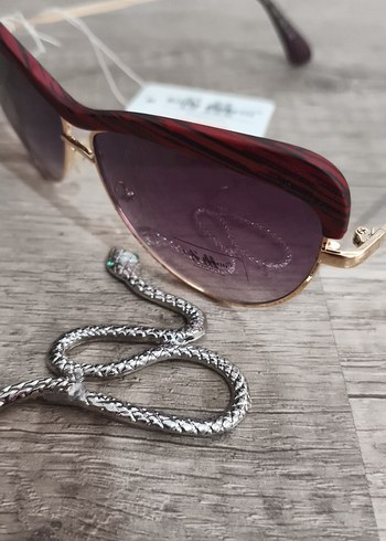 silvio Monetti Bordo Kürklü Retro Kadın Güneş Gözlüğü - Görsel 6