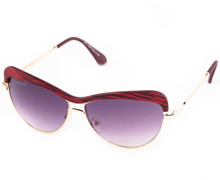 silvio Monetti Bordo Kürklü Retro Kadın Güneş Gözlüğü - Görsel 2