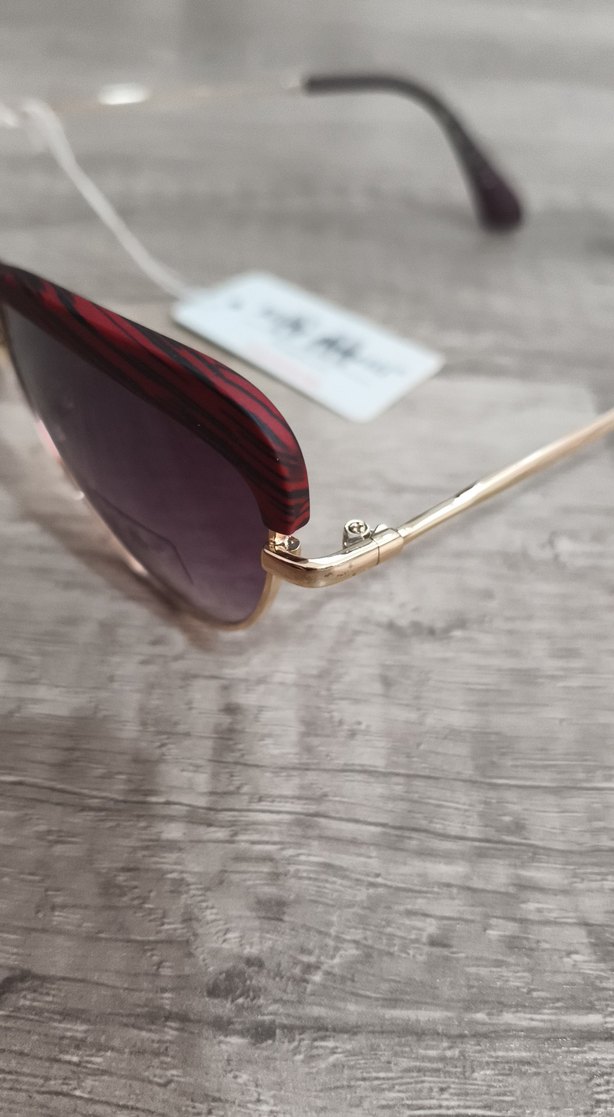 silvio Monetti Bordo Kürklü Retro Kadın Güneş Gözlüğü - Görsel 3