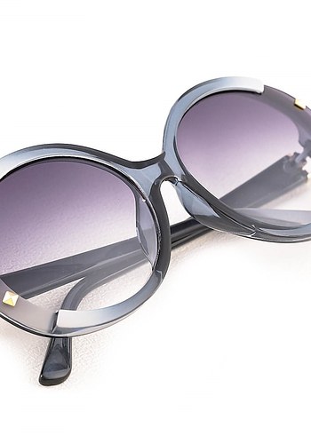 Polo 55 Şeffaf Gri cam Kadın Güneş Gözlüğü - Görsel 4