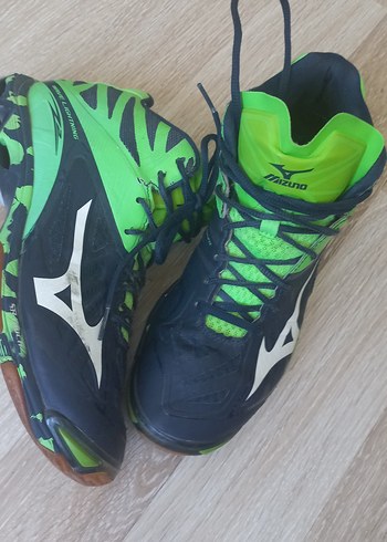 42 Beden yeşil Renk Yeşil Bağcıklı Mizuno Basketbol Ayakkabısı