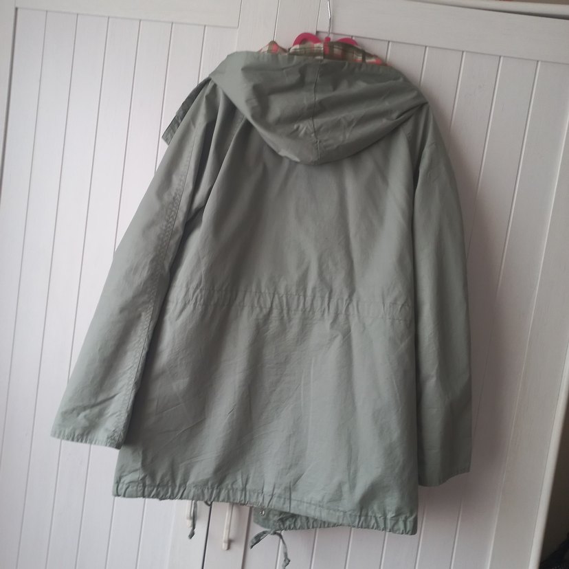 Midi Düğmeli Kadın Parka - Görsel 5