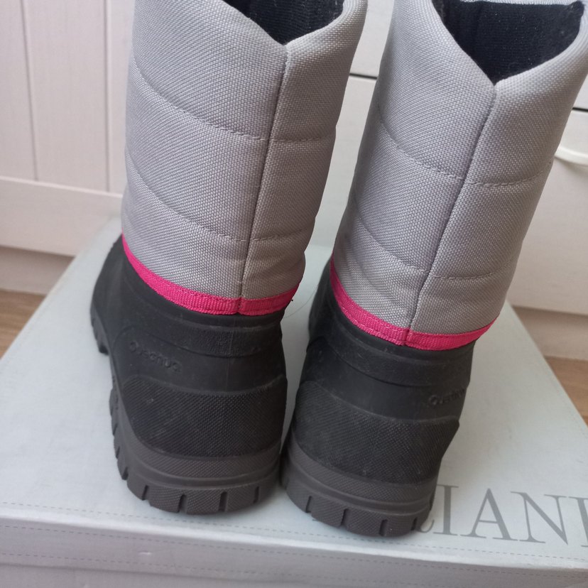 Kadın  Gri Kauçuk Kar Botları - Görsel 4