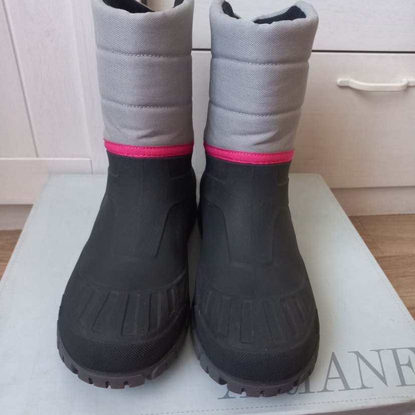 Kadın  Gri Kauçuk Kar Botları - Görsel 2