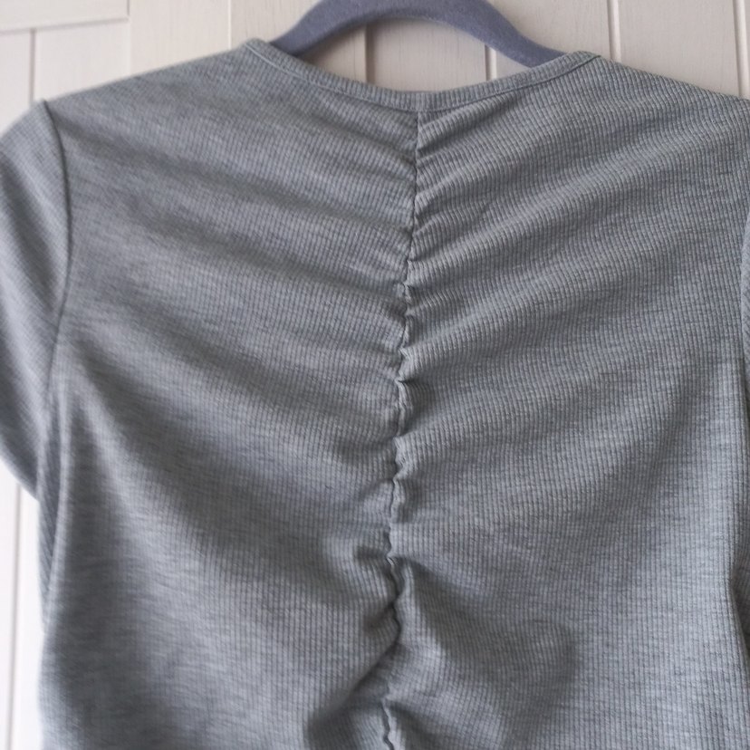 Büzgülü fitilli  mini elbise - Görsel 5