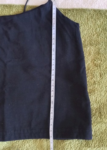 Siyah İnce Askılı Mini Kadın Atlet - Görsel 4