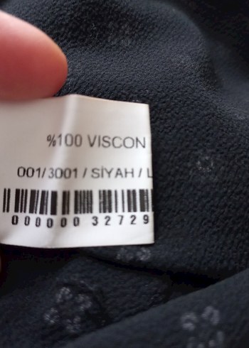 Düğmeli, Kayık Yaka, Viskon Kadın Bluz - Görsel 5