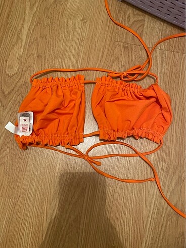 xl Beden turuncu Renk Turuncu bikini üstü