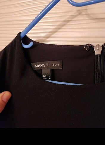 l Beden siyah Renk Mango L Beden Elbise