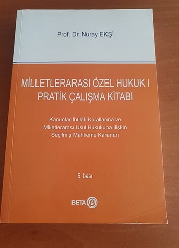 Milletlerarası Özel Hukuk Pratik Kitabı Nuray Ekşi