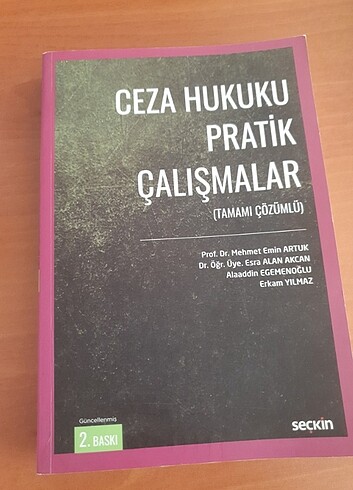 Ceza Hukuku Çözümlü Pratik Çalışma Kitabı