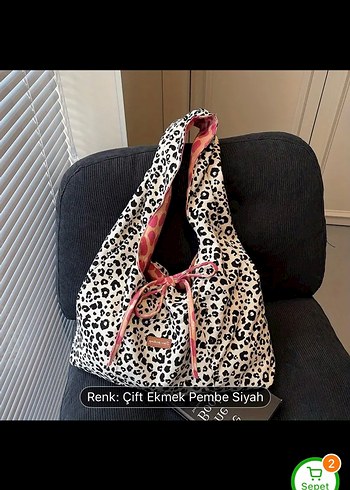 Bershka temu leopar çanta