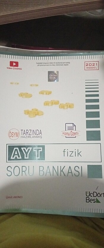 Üçdörtbeş ayt fizik soru bankası