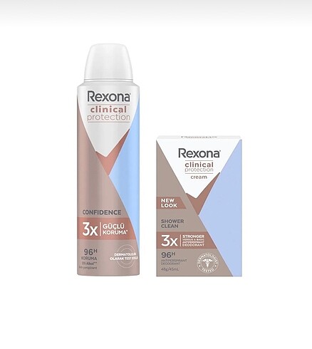 Rexona (Deodorant ve Clinical) 2 li Set