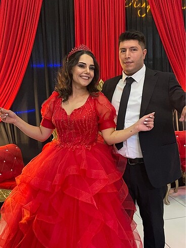 Diğer YENİ SEZON ÖZEL DİKİM KINALIK GELİNLİK BİNDALLI
