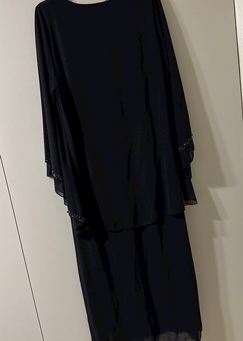Siyah Uzun Kollu  Kadın Elbise - Görsel 8