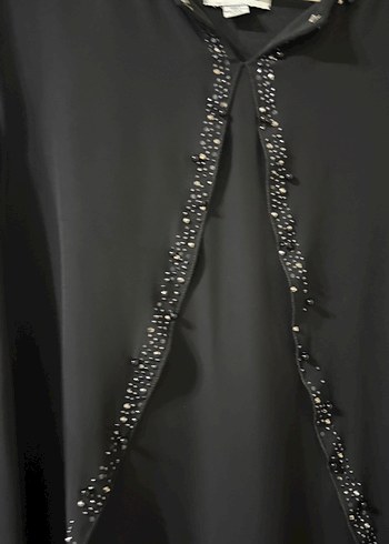 Siyah Uzun Kollu  Kadın Elbise - Görsel 3