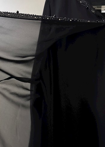 Siyah Uzun Kollu  Kadın Elbise - Görsel 4