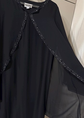 Siyah Uzun Kollu  Kadın Elbise - Görsel 6