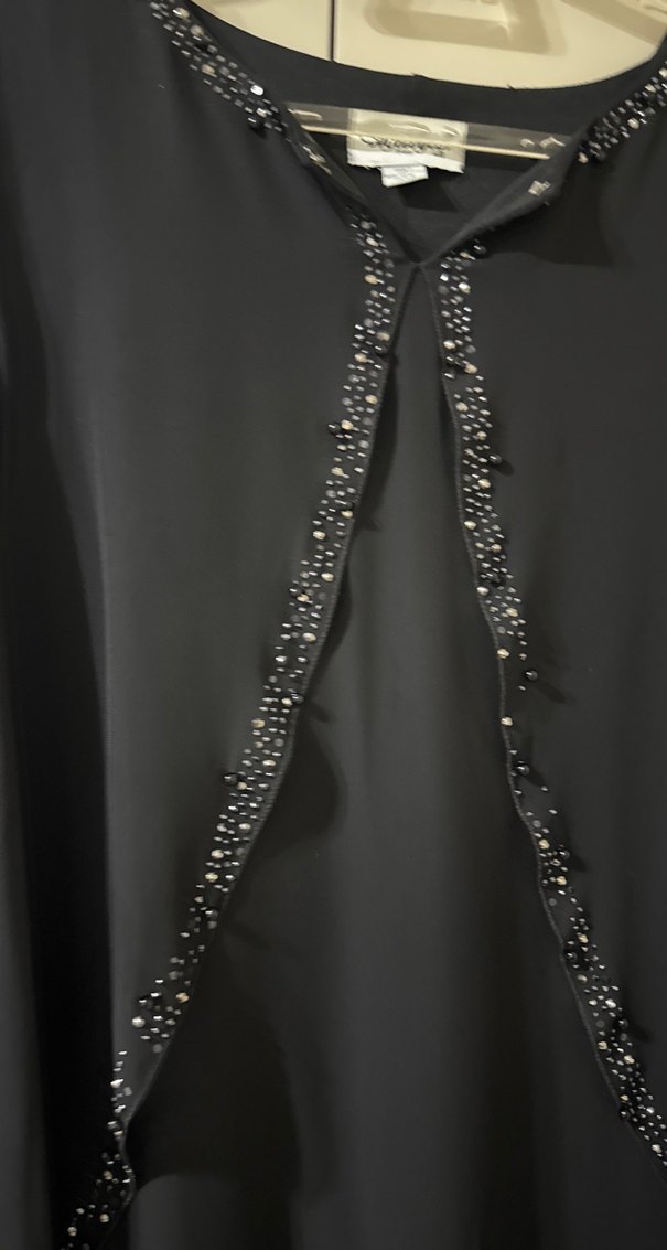 Siyah Uzun Kollu  Kadın Elbise - Görsel 3