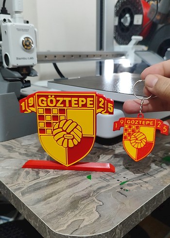 GÖZTEPE LOGO STAND ADET ANAHTARLIK HEDİYE