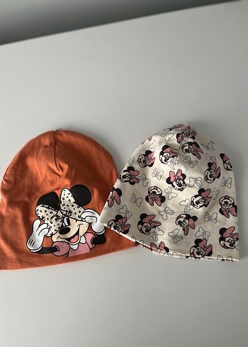 Çocuk Baskılı Örme Bere 2li Set - Görsel 2