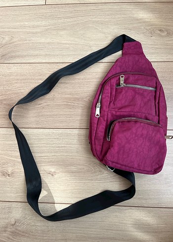Mor Bağcıklı Kadın Çapraz Çanta - Görsel 2