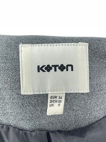 34 Beden gri Renk Koton Kaban %70 İndirimli.