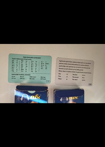 AFS ingilizce kartlarla öğrenme seti - Görsel 3