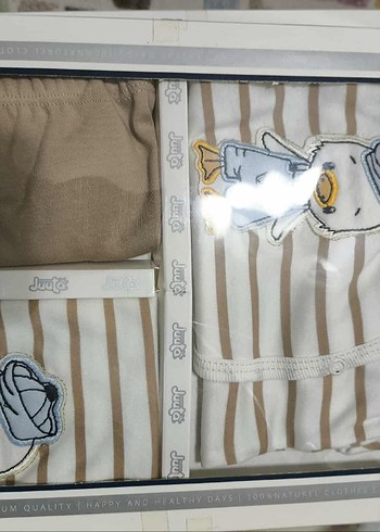 Örgü Desenli Uzun Kollu Bebek Hastane Kıyafeti 6 Paket - Görsel 6