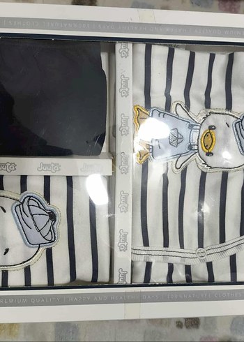 Örgü Desenli Uzun Kollu Bebek Hastane Kıyafeti 6 Paket - Görsel 5