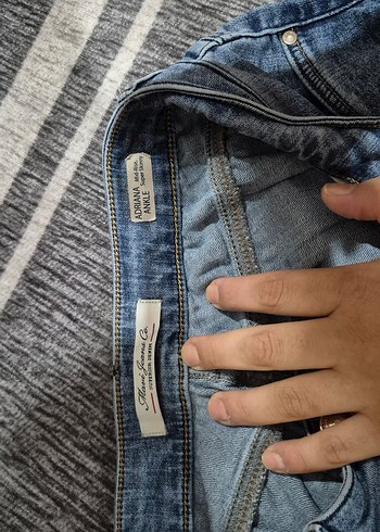 Kadın Mavi Denim Normal Kesim Jean - Görsel 3