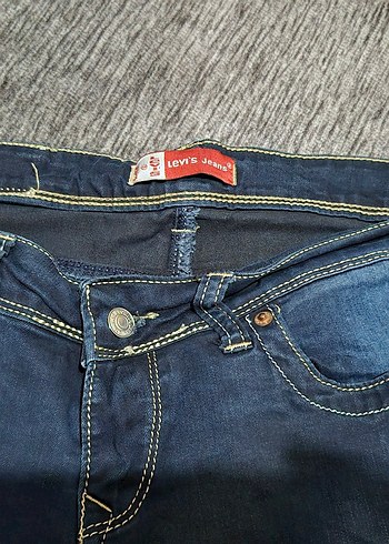 Kadın Lacivert Denim Midi Boy Sıkı Jean - Görsel 4