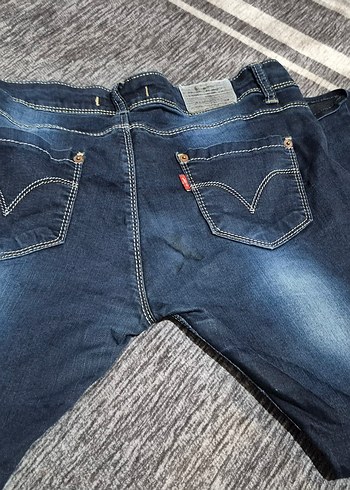 Kadın Lacivert Denim Midi Boy Sıkı Jean - Görsel 2