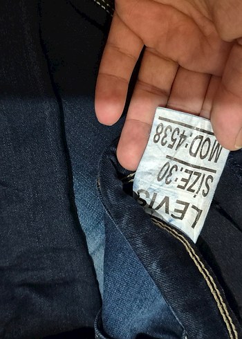 Kadın Lacivert Denim Midi Boy Sıkı Jean - Görsel 5