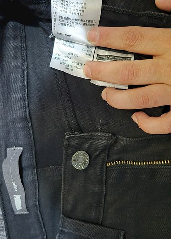 29 Beden Siyah Kadın Normal Kesim Denim Pantolon