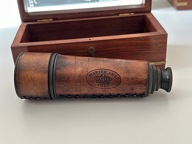  Beden kahverengi Renk Vintage Dürbün