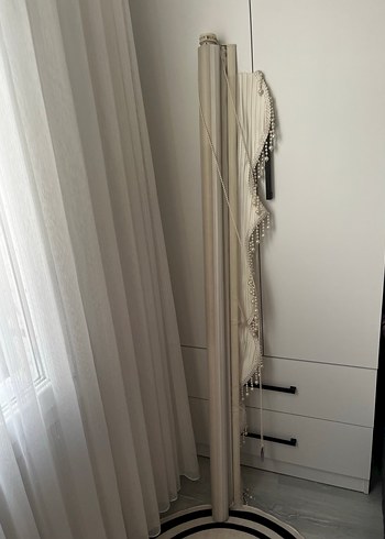 Kırık beyaz pliseli stor perde - Görsel 2