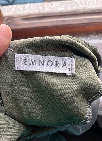 Emnora haki elbise - Görsel 5
