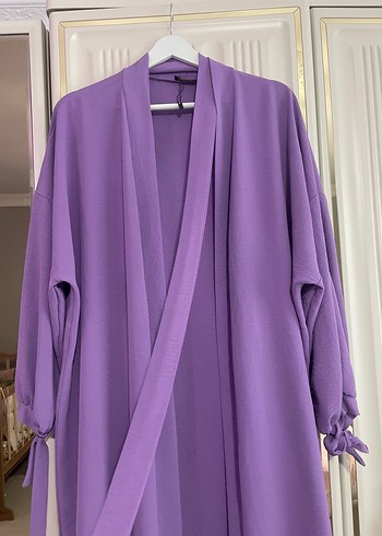 Diğer Mor Uzun Kollu Kadın Kimono